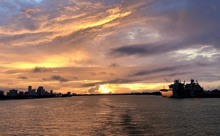 Mississippi River Sunset